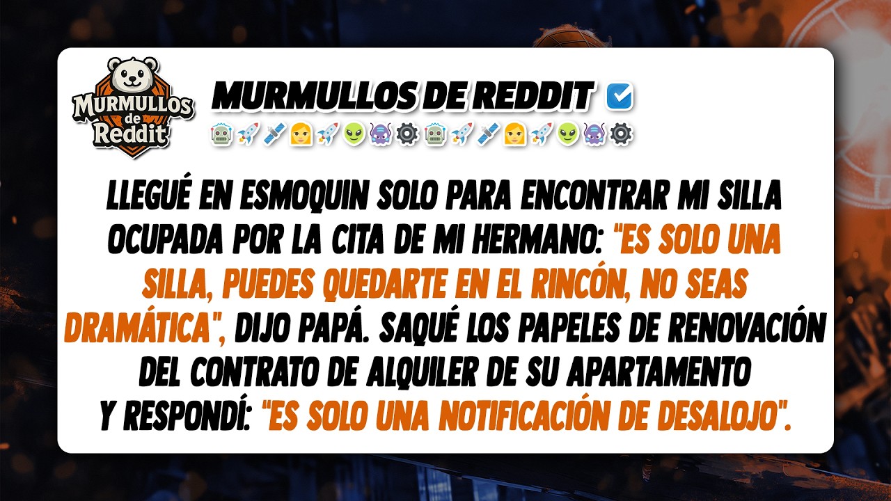 Mis padres se burlaron: “Es solo una silla, ¡puedes quedarte de pie!”. Saqué el contrato de alquiler