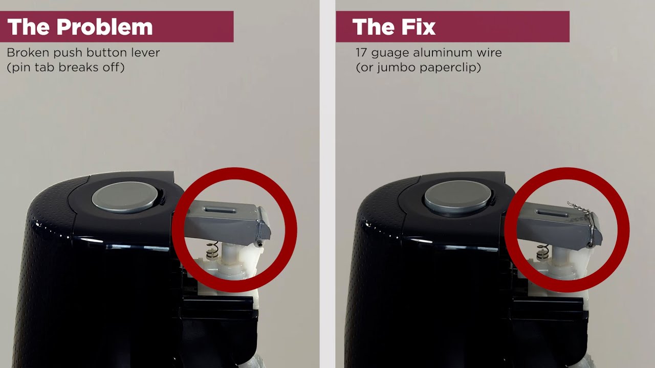 Repair SodaStream Fizzi Soda Maker Push Button