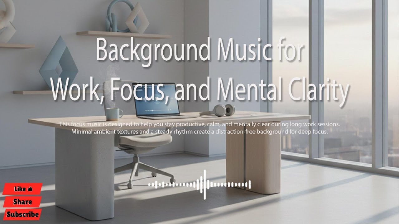 Background Music for Work, Focus, and Mental Clarity #productivitymusic #focusmusic