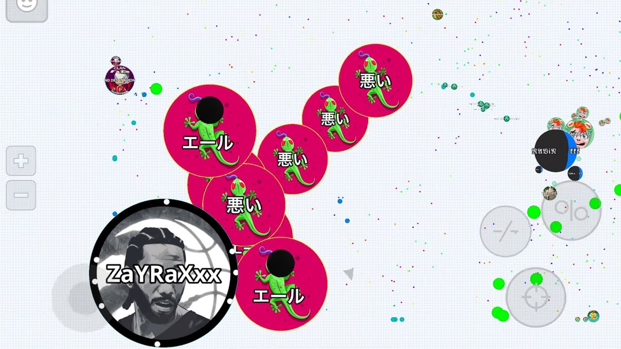 The salamander invasion! (AGAR.IO MOBILE)
