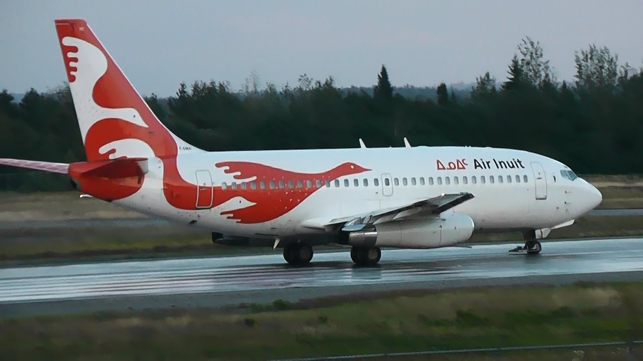 Air Inuit | Boeing 737-200 | Landing and take-off | C-GMAI | Val-d'Or (CYVO)