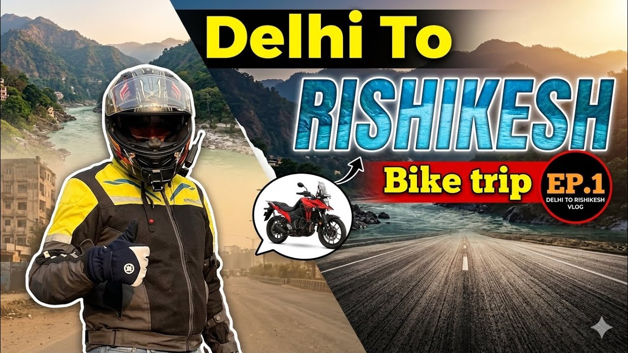 Delhi to Rishikesh ! on my Suzuki Vstrom Sx  250 ! Is Ride ka Jawab Nahi 🔥😎