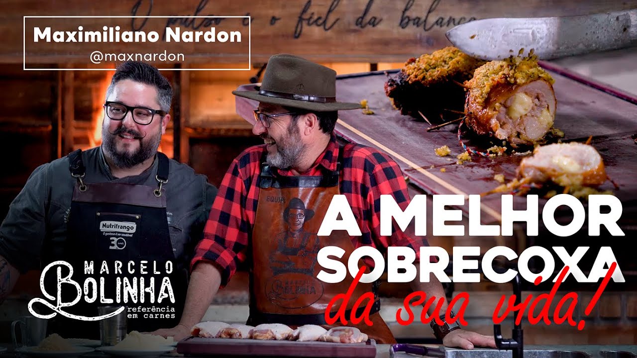 SOBRECOXA DESOSSADA COM CROSTA DE CHIMICHURRI E POLENTA CREMOSA COM MAX NARDON