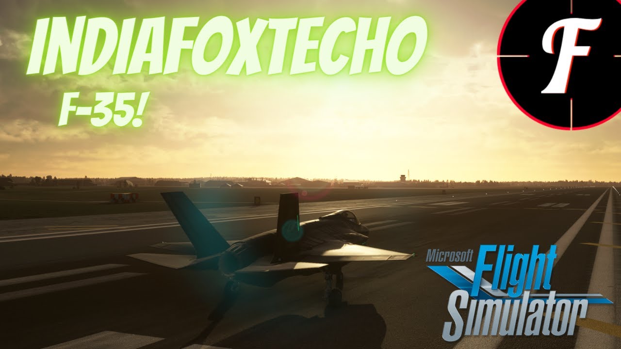 indiafoxtecho F-35 lightning-Microsoft flight simulator 2020 Game-play no commentary flight