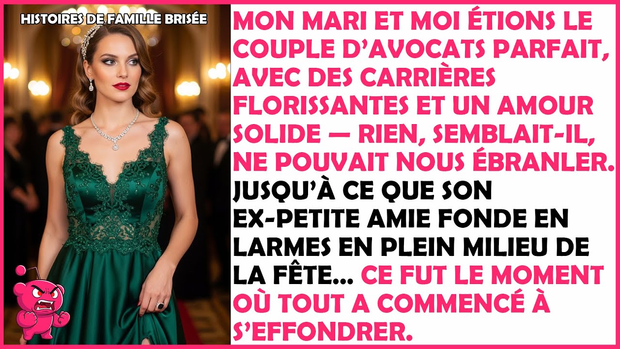 À la fête, l’ex de mon mari a pleuré et supplié — puis son sourire s’est figé.