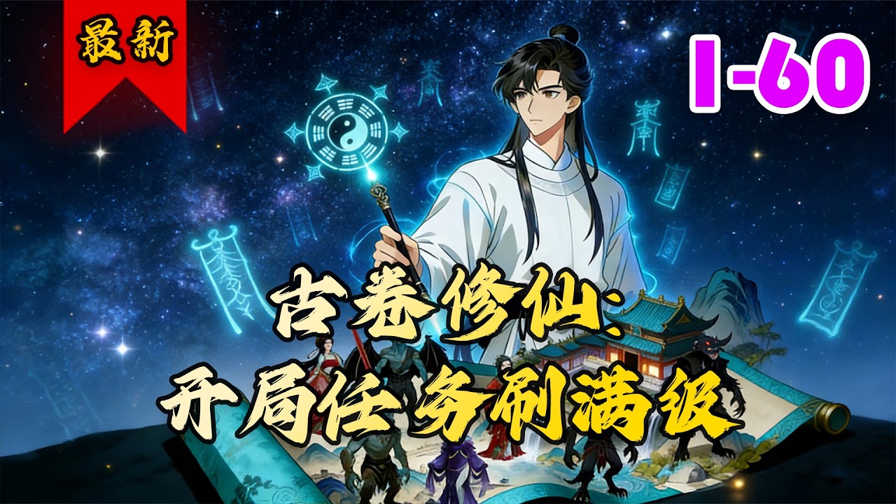 🔥已完结《古卷修仙：开局任务刷满级》共60集 | 周长青意外穿越至妖魔横行的乱世，恰逢天下大劫将至。#逆袭#古风#快穿#玄幻#脑洞#小徐漫画站