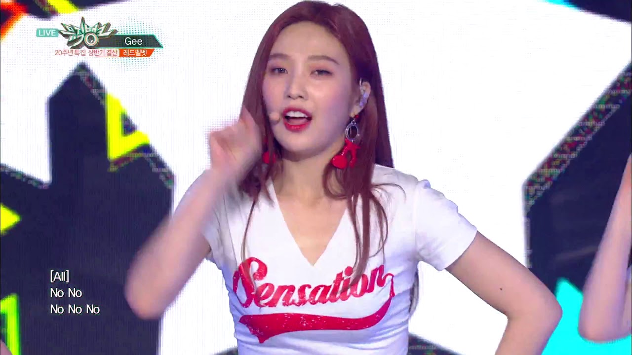 뮤직뱅크 Music Bank - Gee(원곡:소녀시대) - 레드벨벳(Red Velvet).20180629