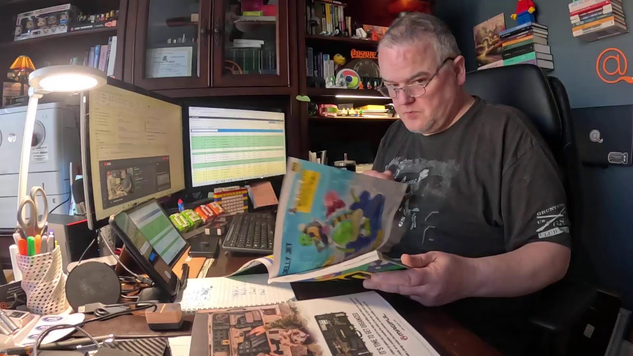 Watch me work and read magazines