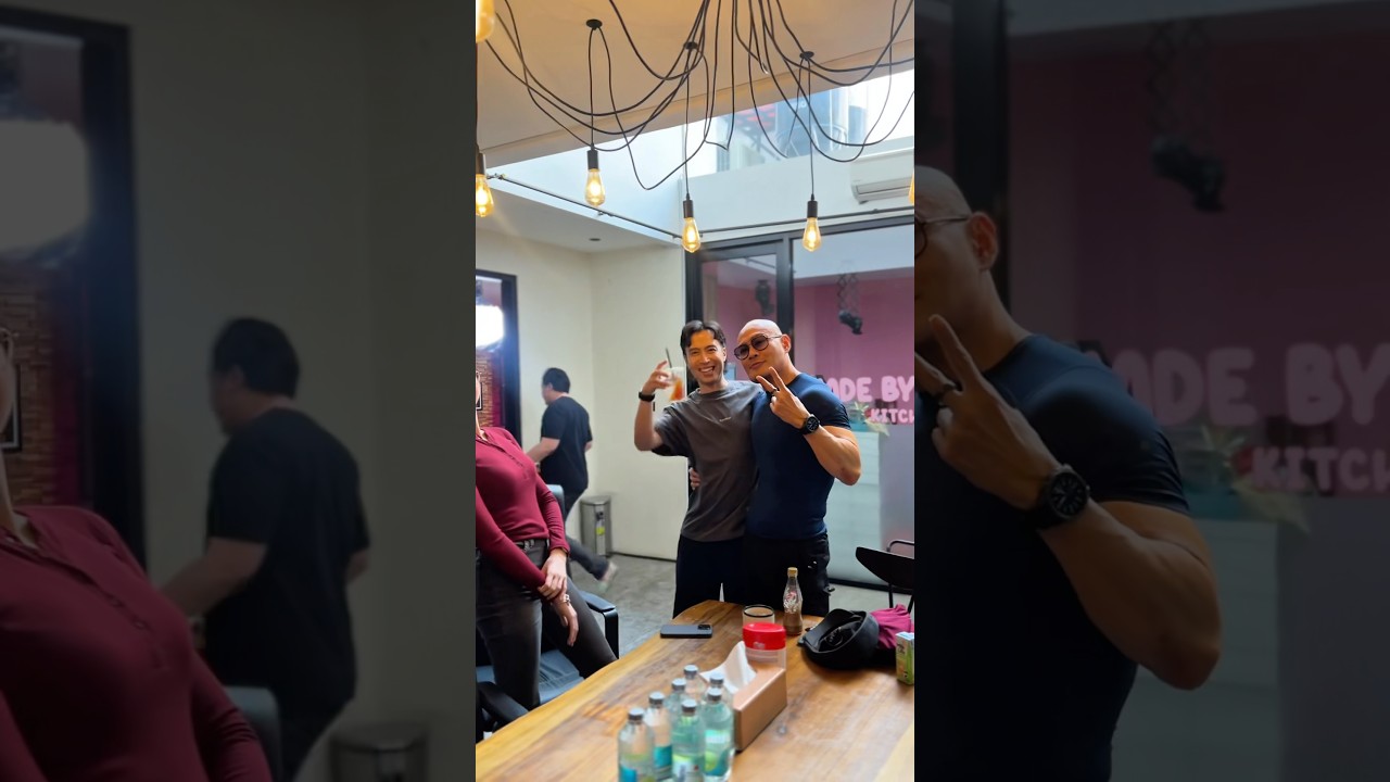 Pre-shoot podhub genks! 😉#vidialdiano #deddycorbuzier #podhub