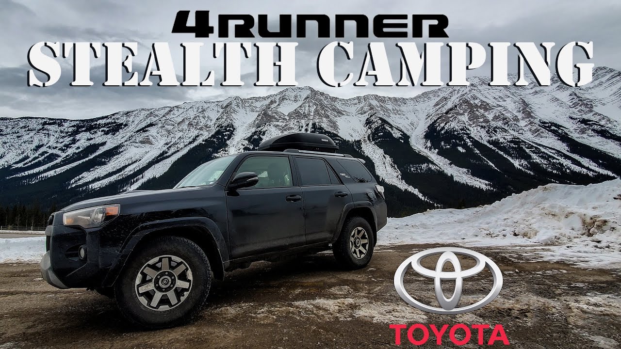 Stealth 4Runner Car Camping & Overlanding YOHO 4Runner Bed & Storage System - Winter in the Rockies