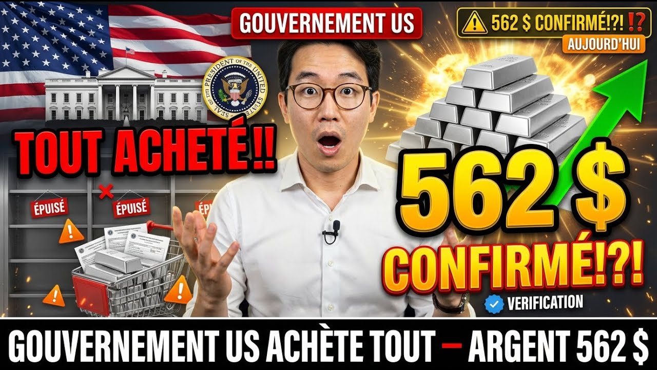 ARGENT : Le gouvernement US a tout acheté ! L’argent à 562 $ confirmé ?!