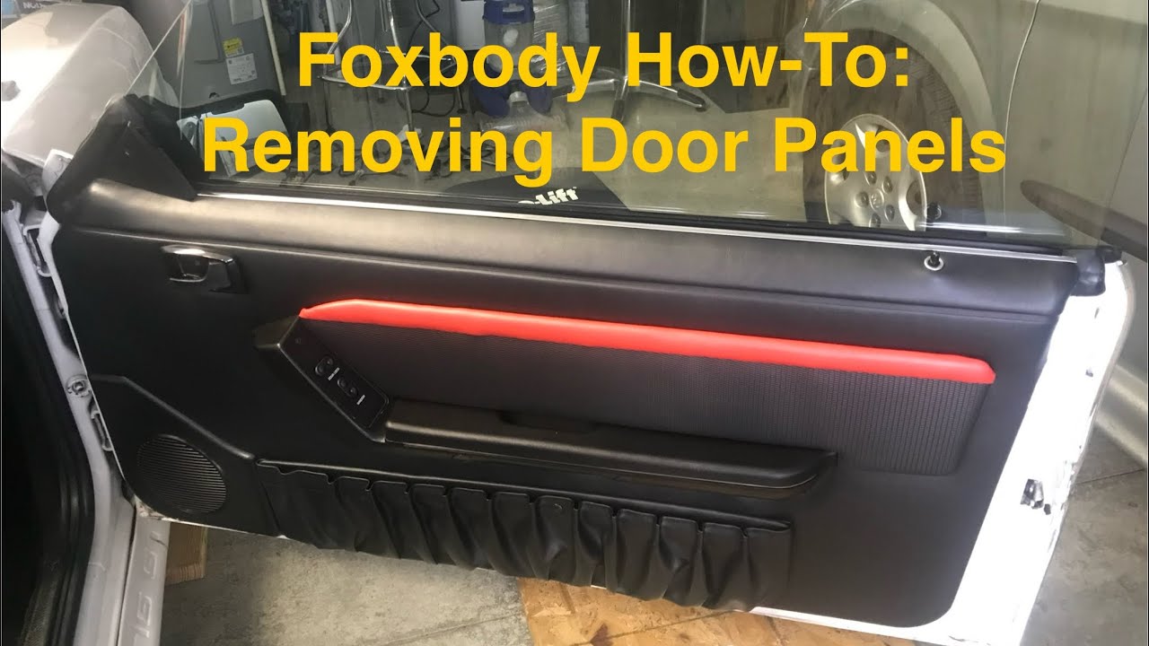 How to Remove Your Foxbody Mustang Door Panels