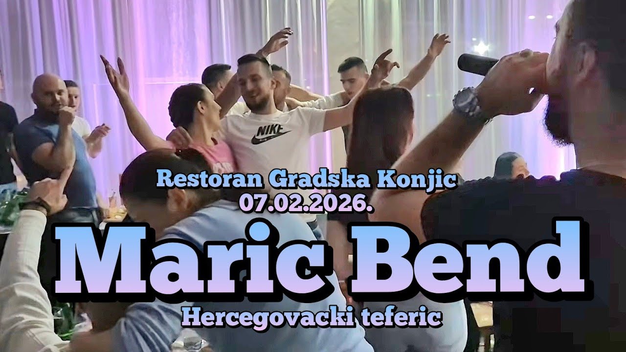 🔴 HercegovačkI teferič - Marić Bend - Restoran Gradska Konjic - Bosanski teferič (07.02.2026.)
