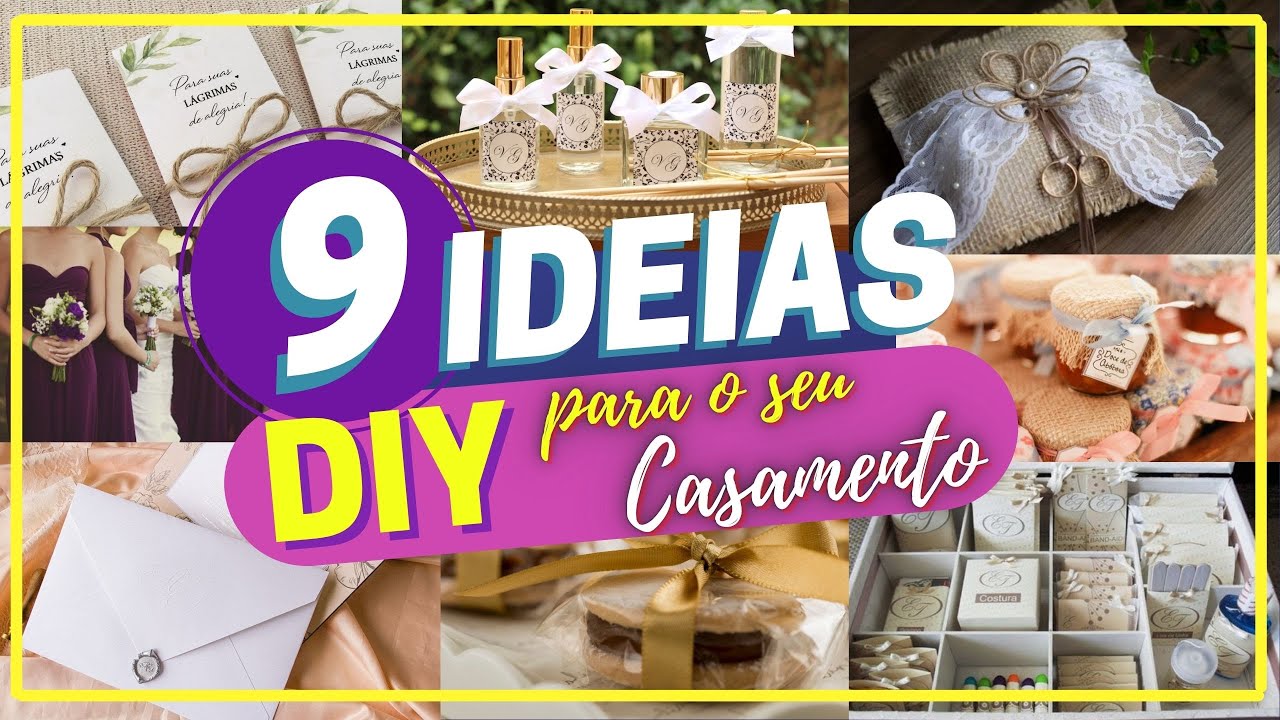 [FÁCIL] IDEIAS DE DIY PARA CASAMENTO - DICAS PARA ECONOMIZAR NO CASAMENTO | Como fazer Casamento Diy
