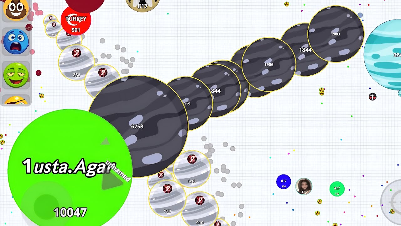 INSANE MODE 😨 (AGAR.IO MOBILE)