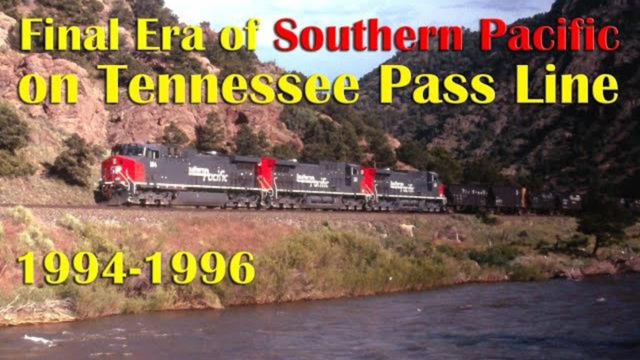 Final Era of Southern Pacific on Tennessee Pass Line 1994-1996, SD45 SD40T-2 SD45T-2 B40-8 AC4400CW