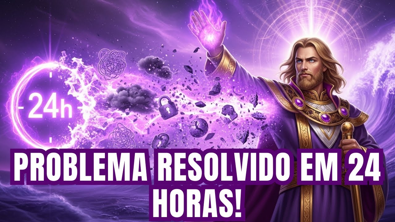 PARE TUDO AGORA! A CHAMA VIOLETA DE SAINT GERMAIN VAI DISSOLVER SEUS PROBLEMAS EM 24 HORAS! VEJA!