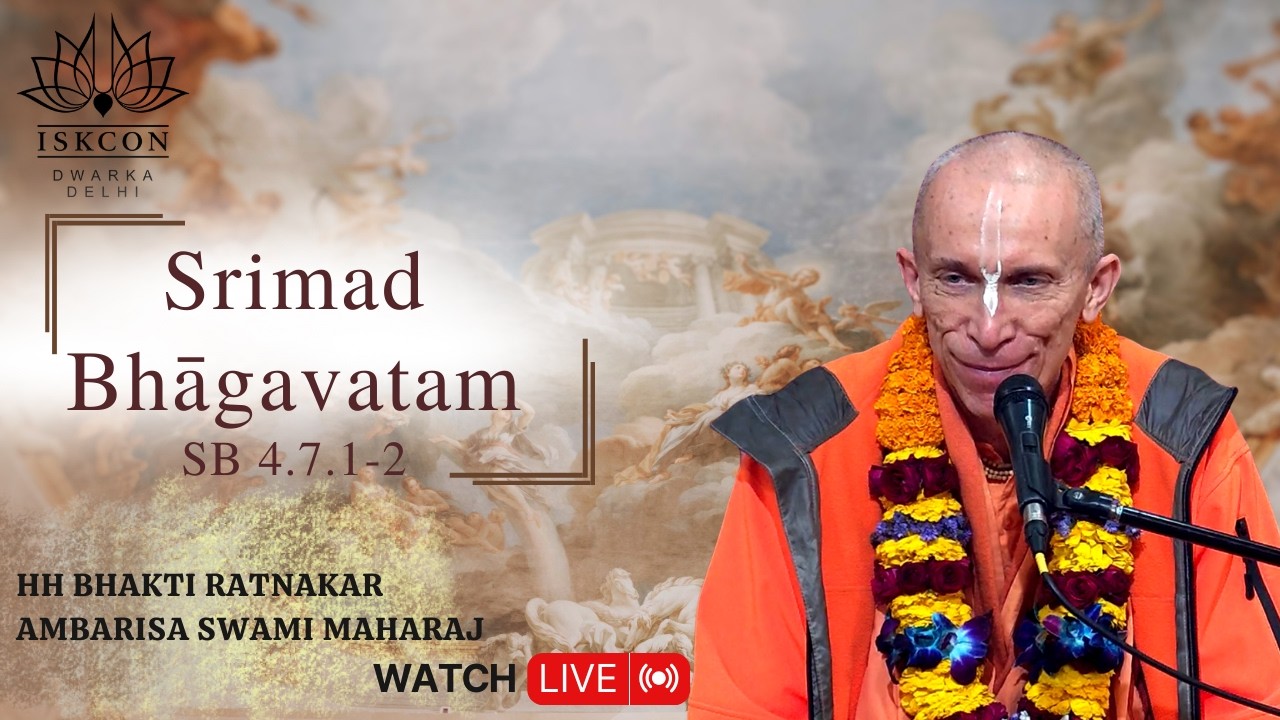 HH Bhakti Ratnakar Ambarisa Swami Maharaj  || SB 4.7.1-2 || ISKCON Dwarka || 2nd Feb 2026