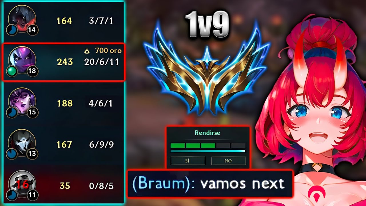 ¡1v9 EN CHALLENGER con EVELYNN! | Guia POWERFARM s15