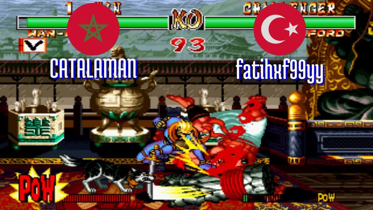 FT5 @samsho2: CATALAMAN (MA) vs fatihxf99yy (TR) [Samurai Shodown II Fightcade] Jan 29