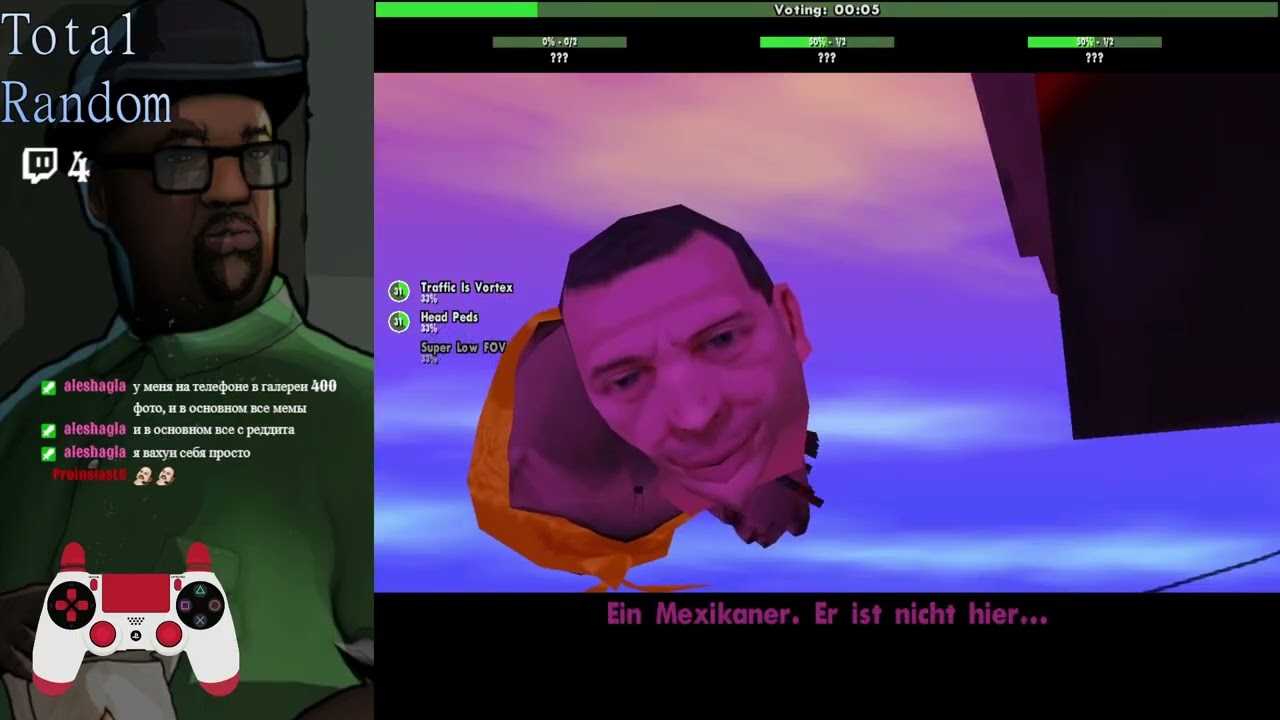 Gta Sa Rainbomizer + Chaos Mod. Нарезка смешных и сумасшедших моментов со стримов.
