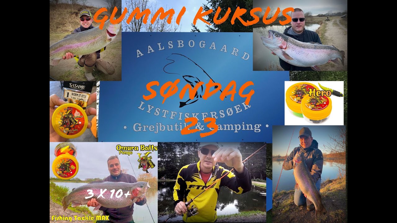 Gummi Demo Aalsbogaard søn 23, tester om fiskene vil bide!!