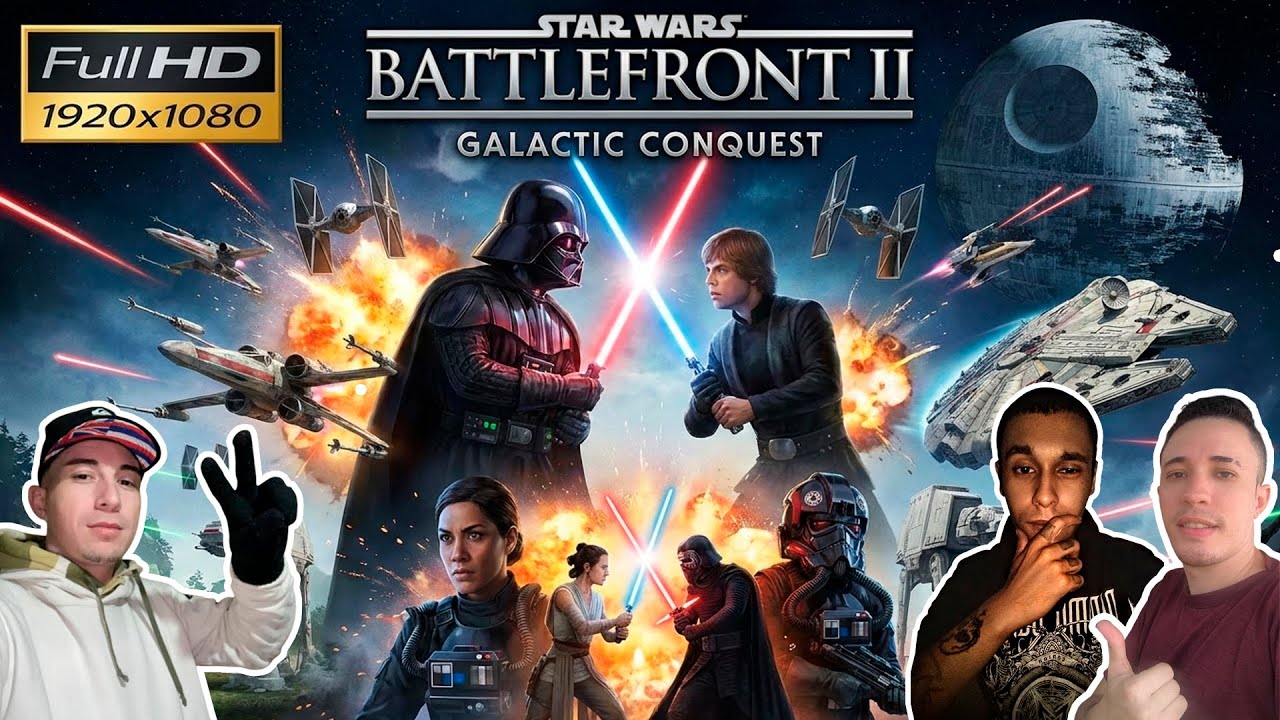 Jogando com o Bipd e o Menor Star Wars Battlefront II™ Server Steam BR 2026 | ESQUADRÃO 55®