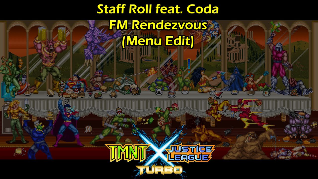 Staff Roll feat. Coda - TMNT X Justice League Turbo