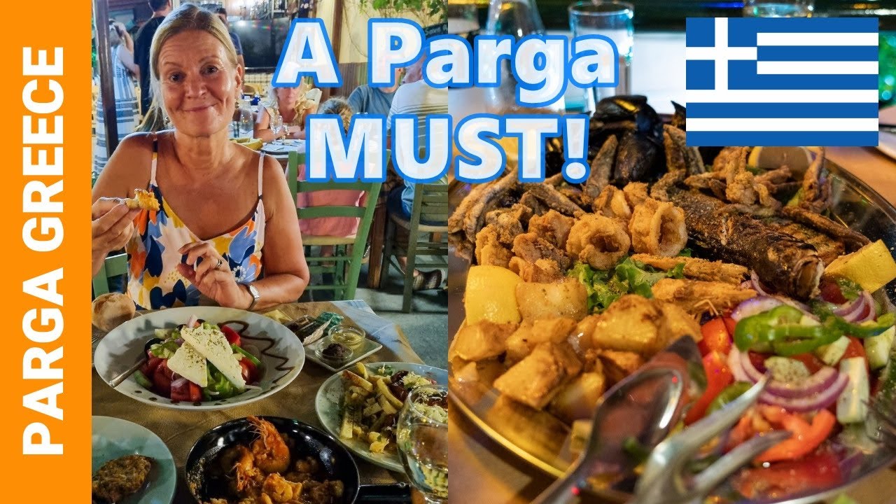 ПАРГА, ГРЕЦИЯ - Лучшая традиционная греческая еда в Парге - Taverna Andreas