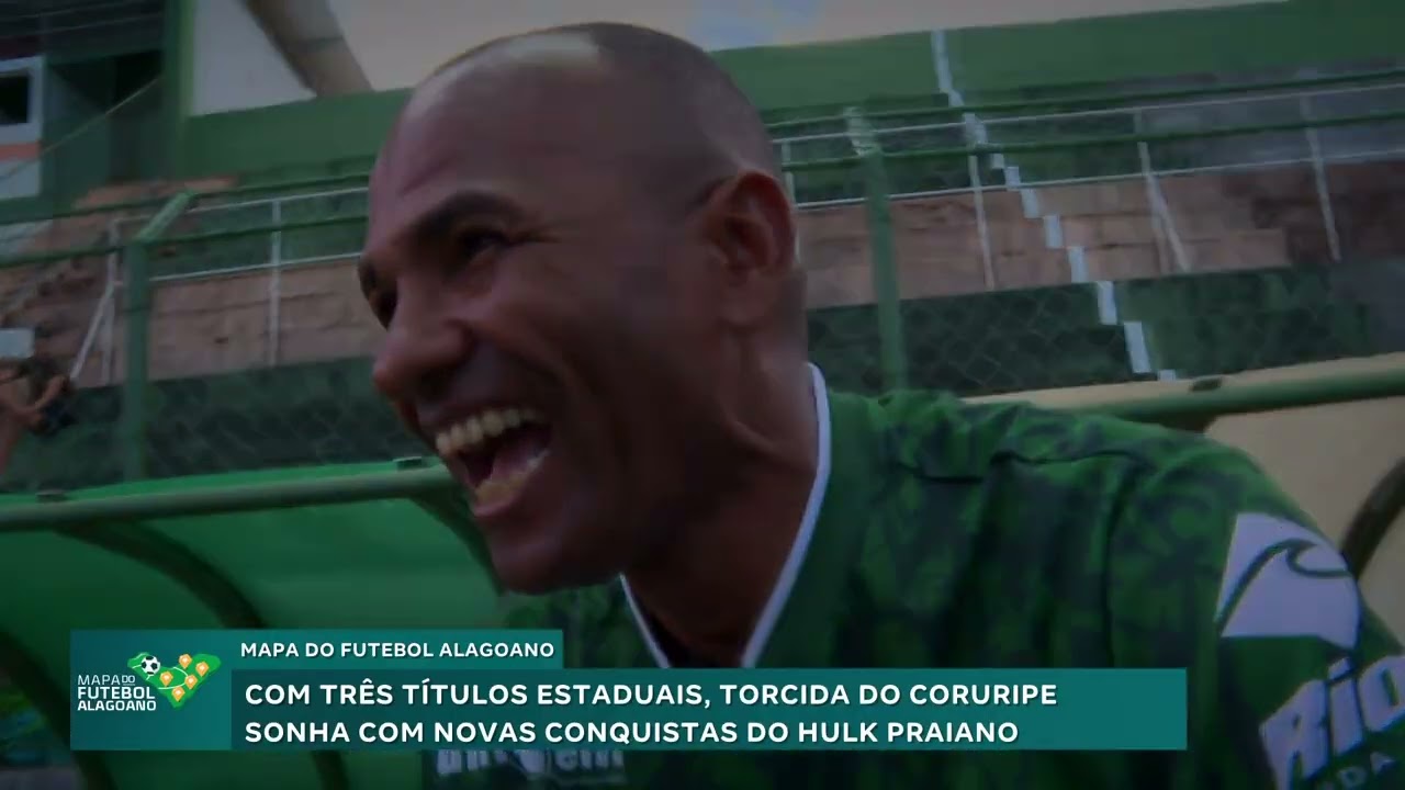 Mapa do Futebol Alagoano: torcida do Coruripe sonha com novas conquistas do Hulk Praiano