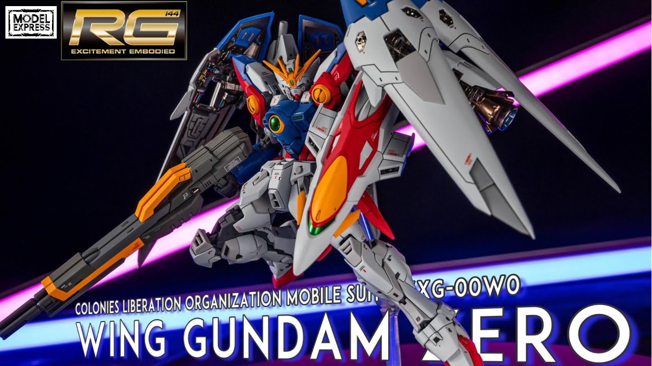 Bandai RG Gundam Wing Zero Immersive Painting Experience #gundam #gunpla #bandai #gundamwing #rg