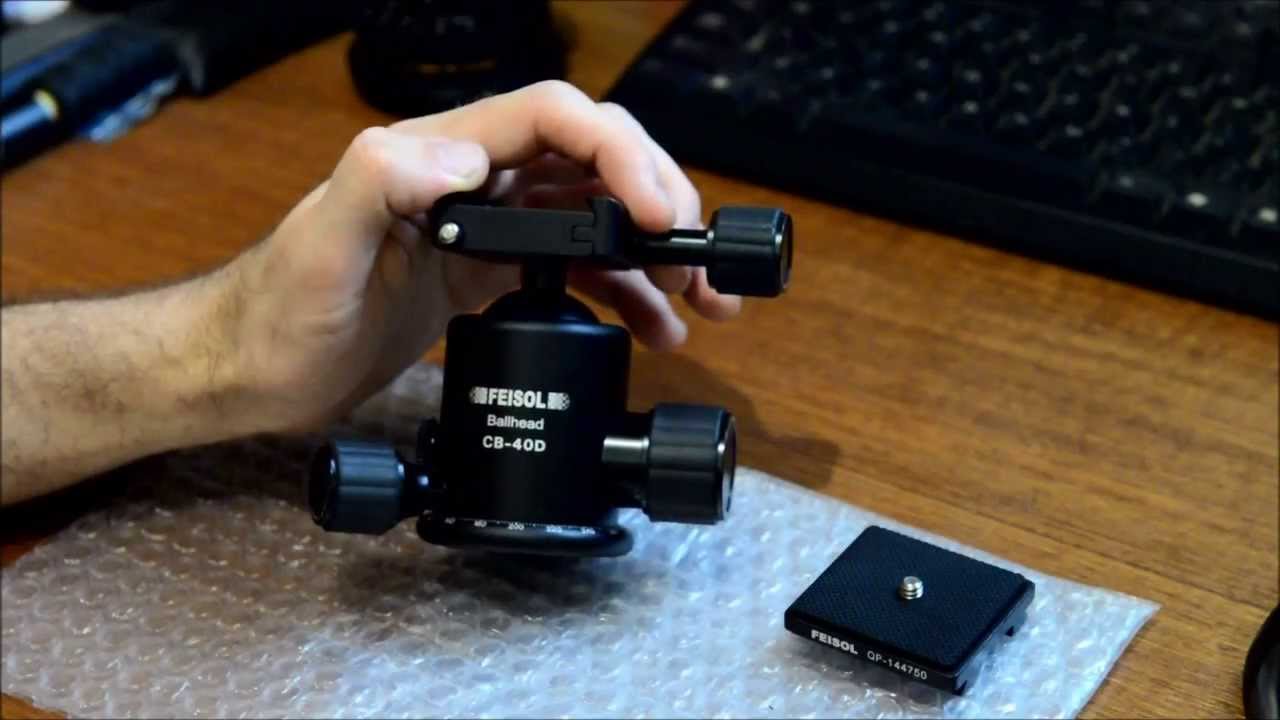 Feisol CB-40D Ballhead, CT-3401 Tripod