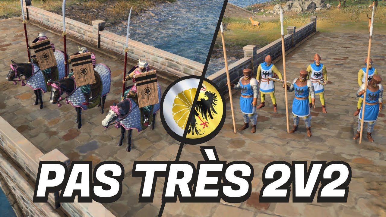 C'était censé être un 2v2 mais en fait pas trop | Age of Empires 4