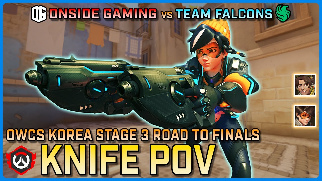 [ Knife ] One of his BEST Performances | ONSIDE vs Falcons | OWCS KOR Stage 3 Road to Finals