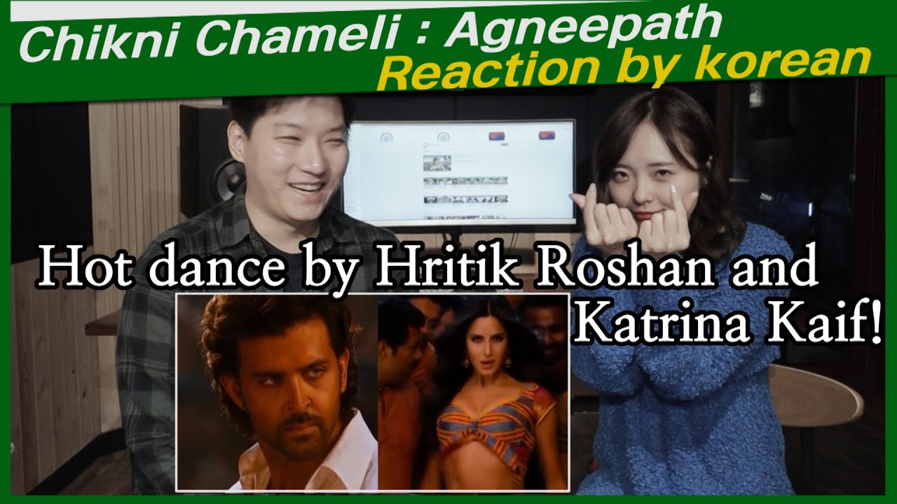 'Chikni Chameli : Agneepath' reaction by korean | Katrina, Hrithik | Shreya | Ajay-Atul | sexy dance