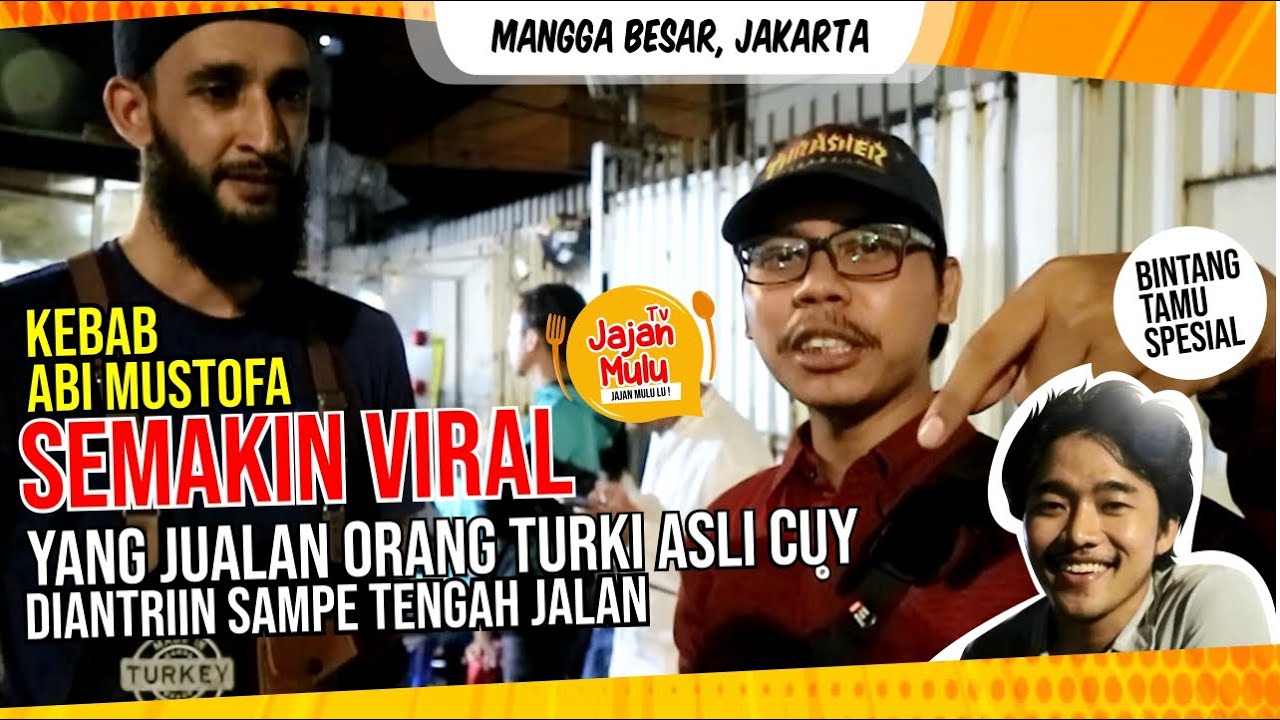 BERKAH KEBAB ABI TOFA SEMAKIN VIRAL, YANG JUALAN ORANG TURKI ASLI, DI ANTRIIN SAMPE KETENGAH JALAN!