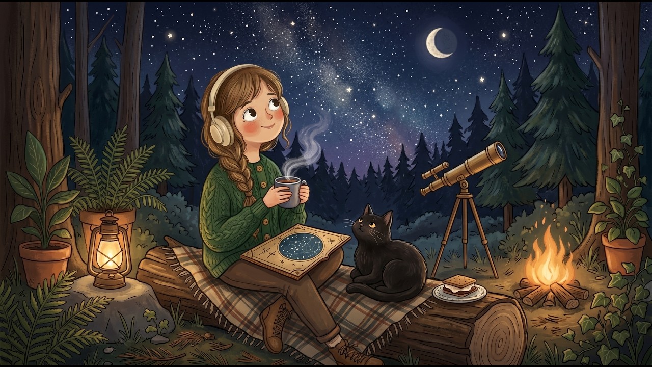 Let the stress fade away | Night Soft Jazz | Warm Hearth & Midnight Books