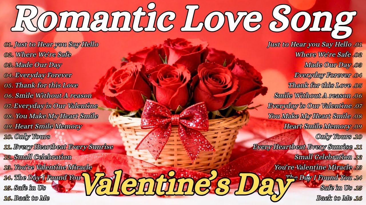 Top Valentine's Day Songs Collection || Classic Romantic Melodies Style from the 70s, 80s & 90s
