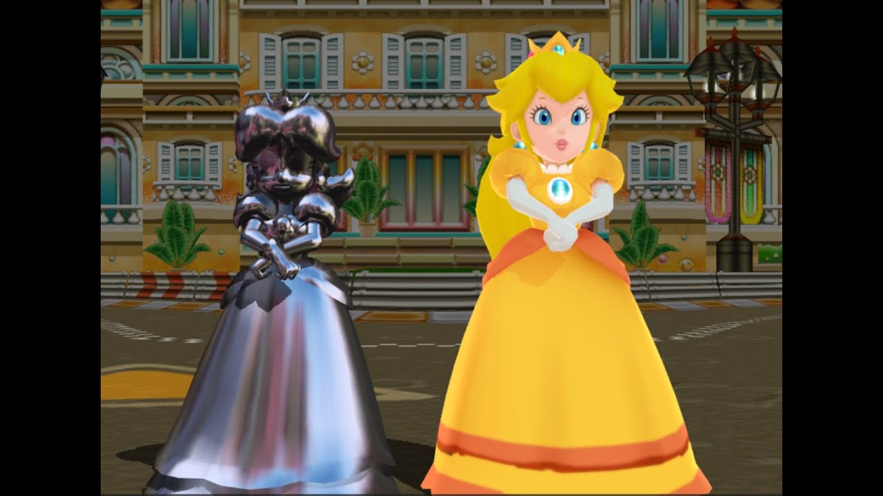 mmd  peach et daisy sur Gangnam Style