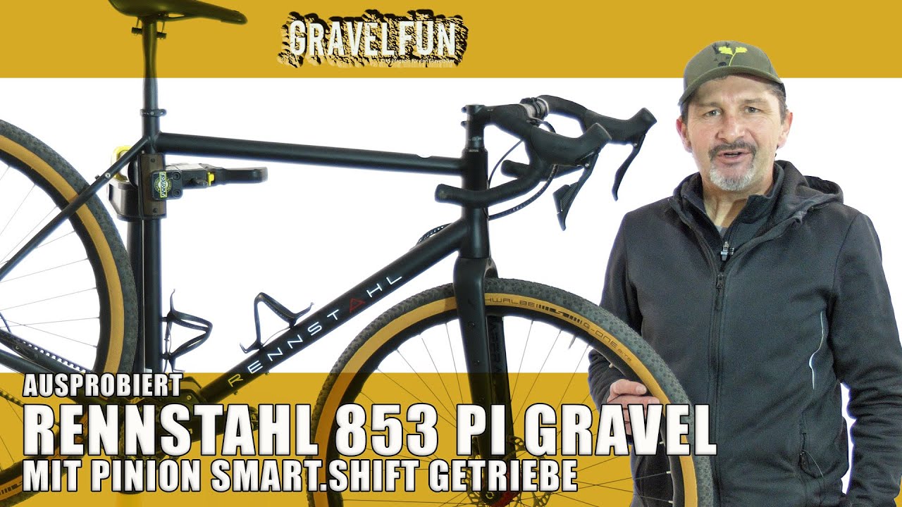 AUSPROBIERT: Rennstahl 853 PI Gravel mit Pinion Smart.Shift-Getriebe