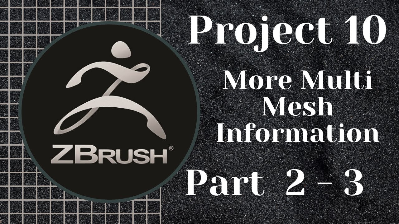 ZBrush | Full Training Course | Project 10 - Lesson 2/3 | Posing Masking Transpose And Polygroups