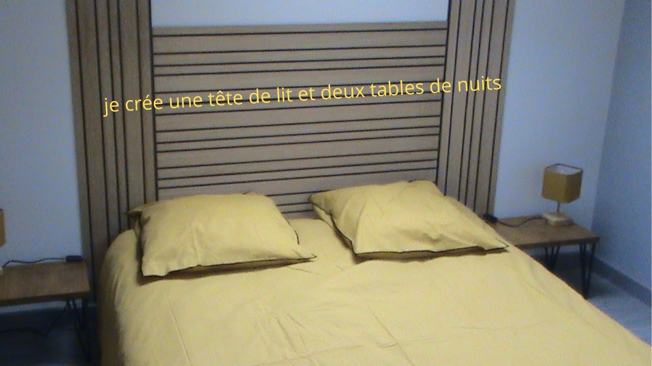 tables de nuit  et tête de lit