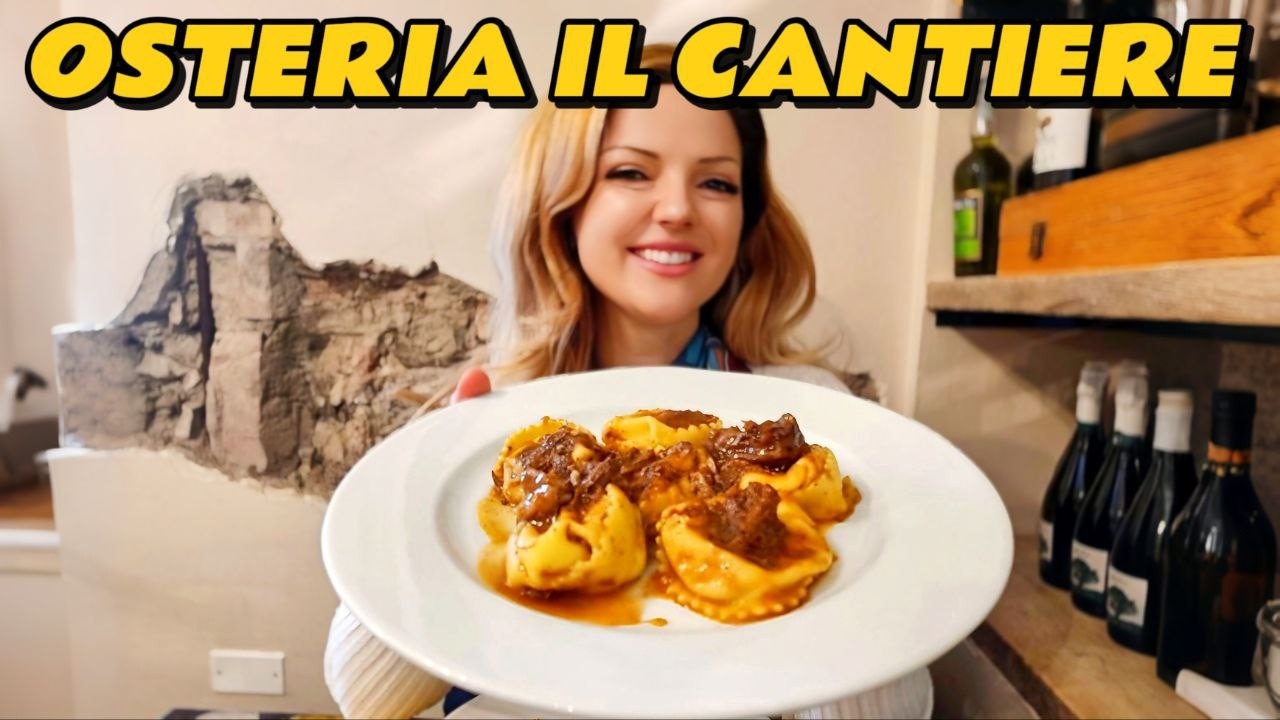 a pranzo in una TRATTORIA INSOSPETTABILE in Toscana, Osteria il Cantiere
