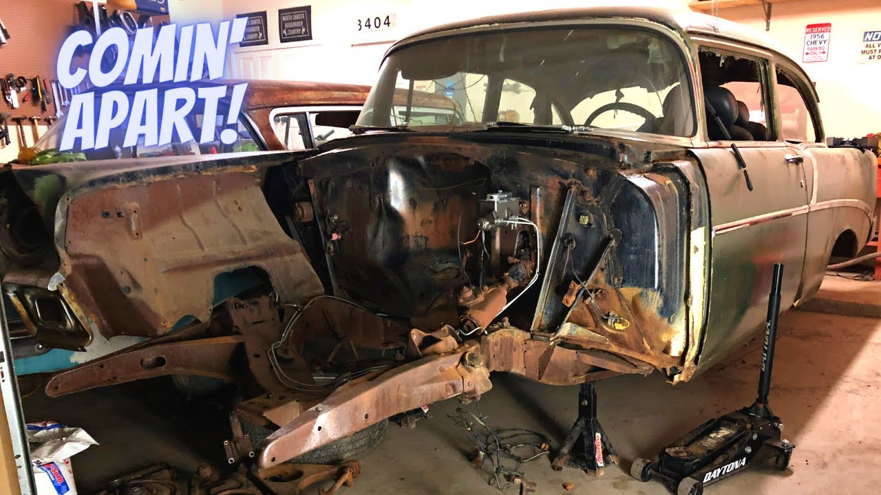 Suspension Teardown On The Abandoned Tri 5 Chevy Build!