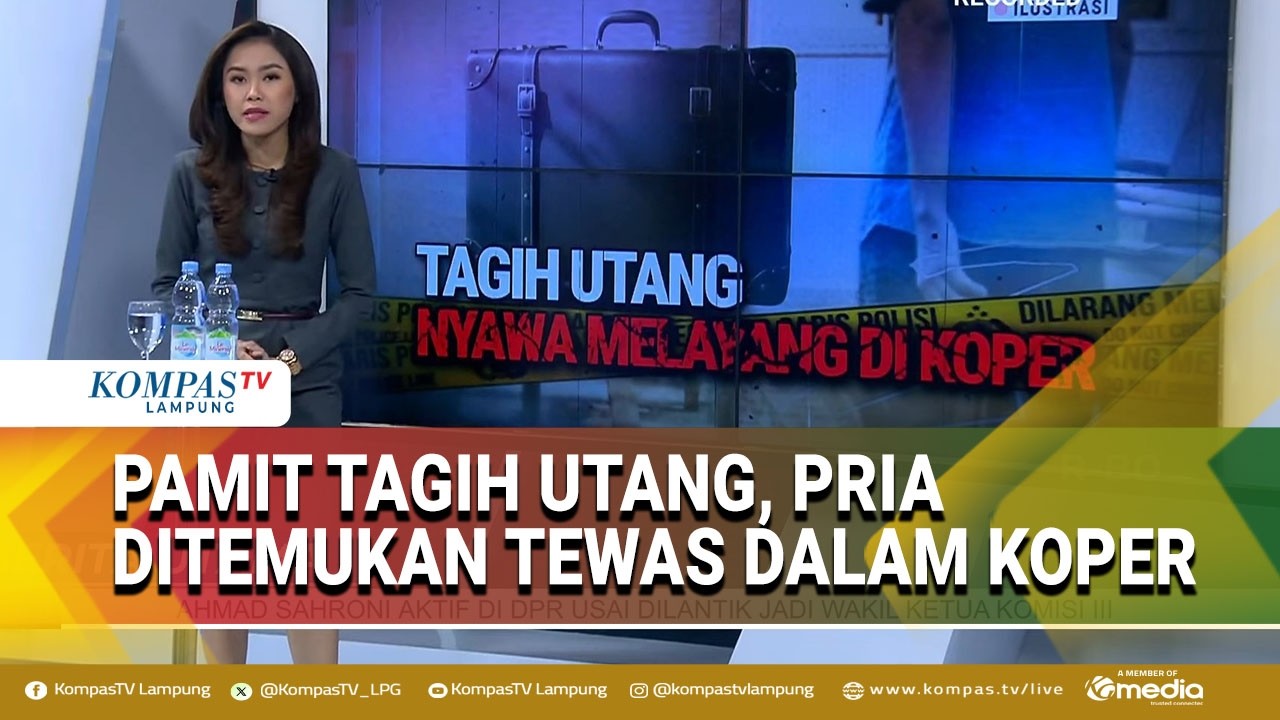 Sederet Fakta Kematian Pria yang Jasadnya Ditemukan Dalam Koper Usai Sempat Pamit Tagih Utang