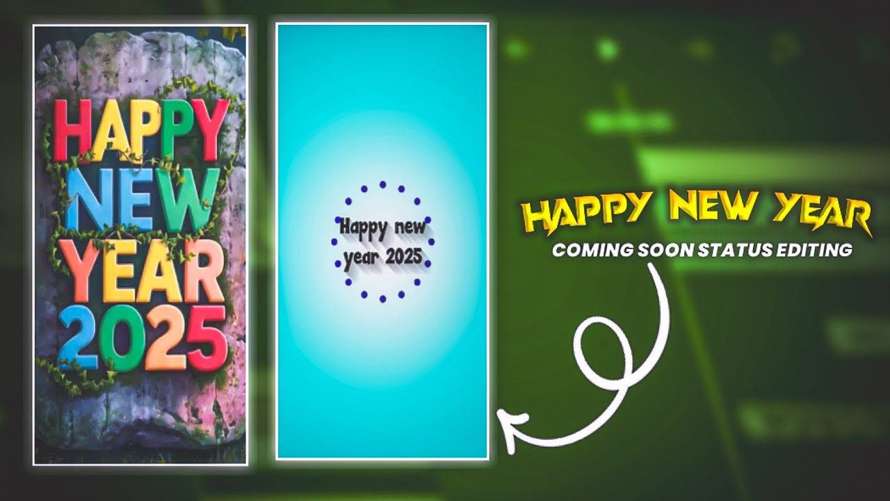 Coming soon Happy new year 2025 video editing | Happy New year 2025 Video Editing Alight Motion