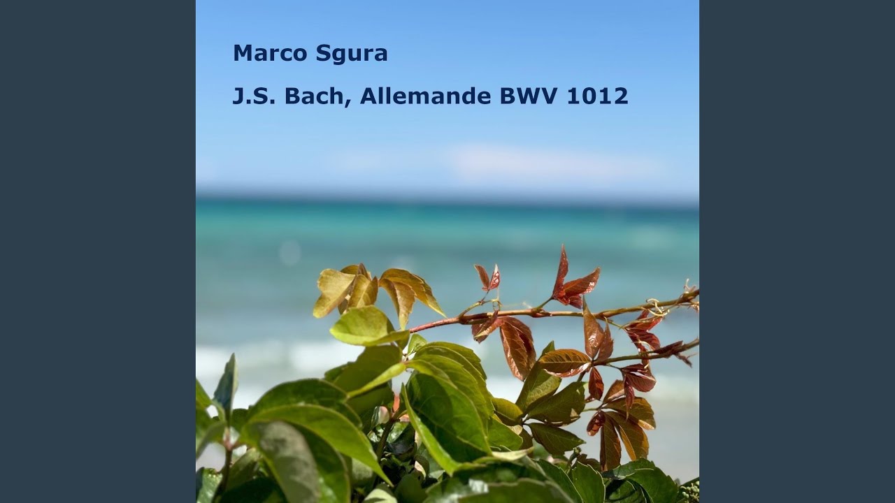 J.S. Bach, Allemande BWV 1012