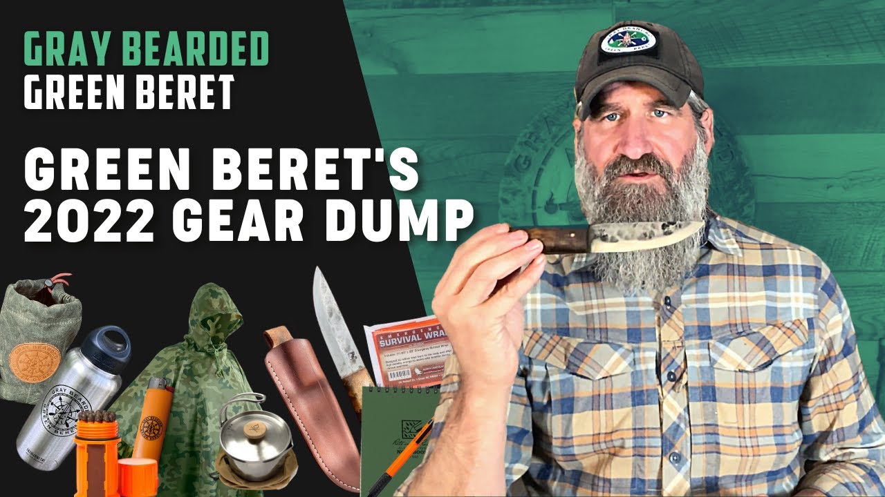 Склад снаряжения для выживания в дикой природе от Green Beret 2022 | Gray Bearded Green Beret