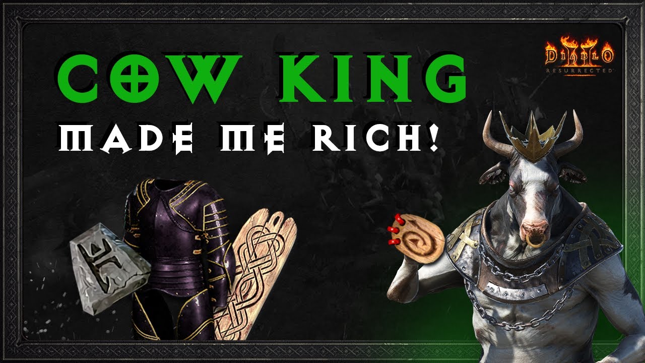I Got Rich in 8 Hours Doing Cows | 100 Cow Runs | Diablo 2 Resurrected Ladder Season 2