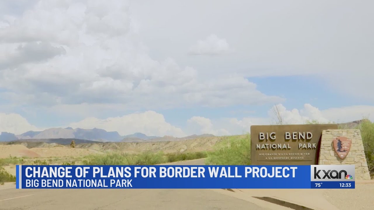 Change of plans for border wall project
